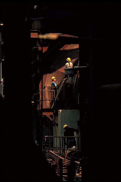 electric power plant workers